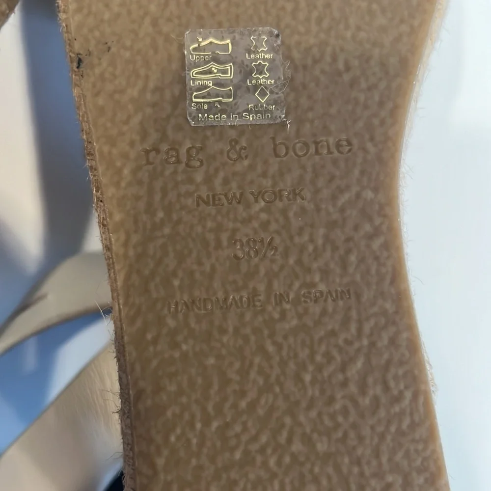 rag & bone rubber sole nickel